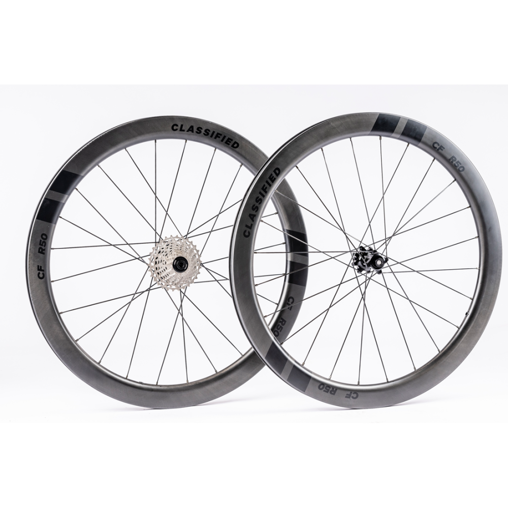 Classified Powershift R50 Carbon Wheelset Kit, Clintcher, Tubless, inkl. Kassette, 12 speed / 11-34