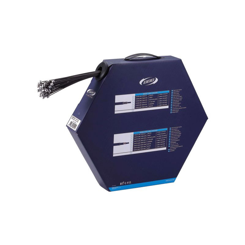 BBB BBB BREMSKABEL MTB 1.5mmx2.35m, Tefl, 50STK.