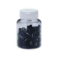 BBB BBB Anschlaghülsen Alu 5mm schwarz 100 Stk.