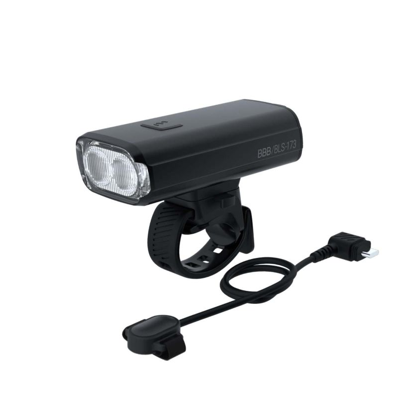 BBB StrikeDuo 2000 Lumen, Akku-USB-C schwarz 7 Modi inkl. DayFlash, inkl. Remote