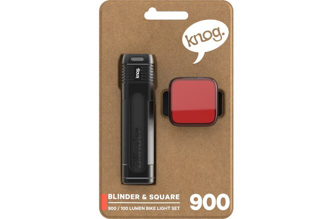 Knog Lichtset Blinder 900 & Blinder Square schwarz