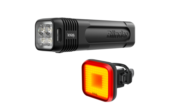 Knog Lichtset Blinder 900 & Blinder Square schwarz