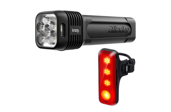 Knog Lichtset Blinder 1300 & Blinder R150 schwarz