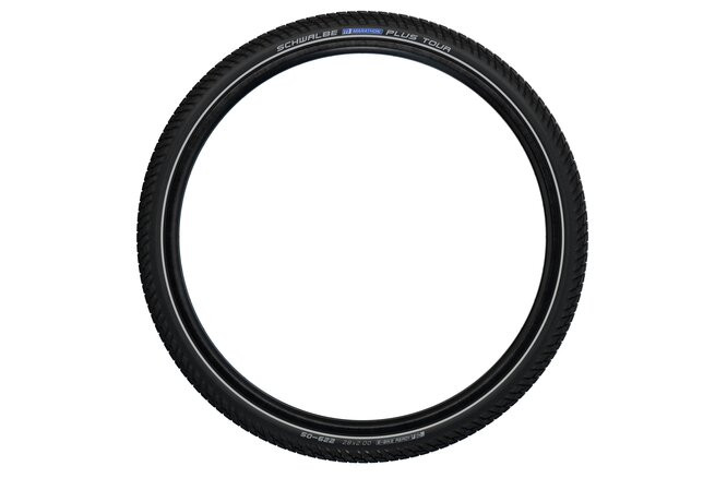 Schwalbe Pneu Marathon Plus Tour 26x2.00 Starr mit Reflexstreifen black