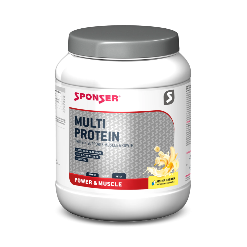 Sponser Multi Protein - Glutenfrei, Banana, Dose 850g