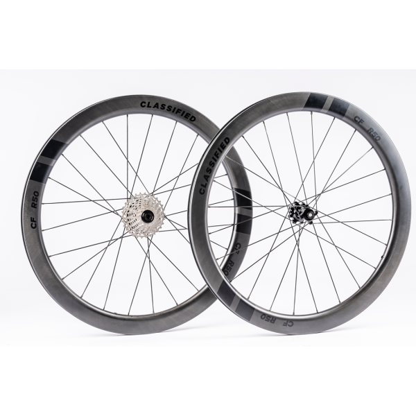 Classified Wheelset, Road, black logo, carbon, 50mm