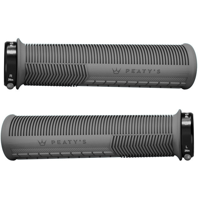 Peaty's Lenkergriffe Monarch Grip Mushroom Thin, Grau