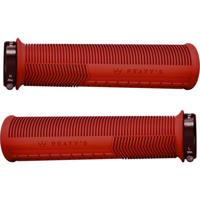 Peaty's Lenkergriffe Monarch Grip Mushroom Thin, Rot