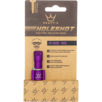 Peaty's Holeshot CO2 Tyre Inflator Head, Violet