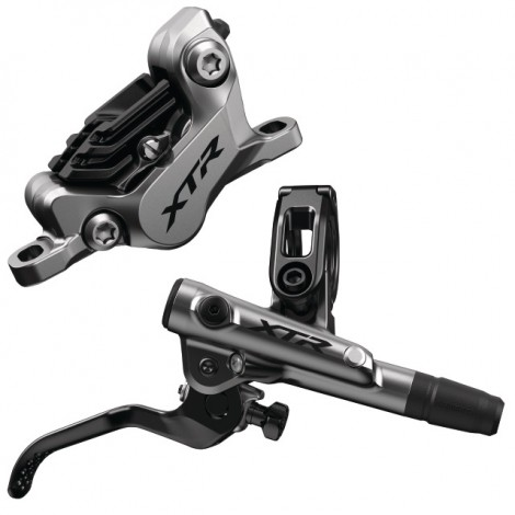 Shimano XTR DISC Brake Set VR 1000mm, M9120JLFPSA100 ENDURO Postmount 4 Kolben