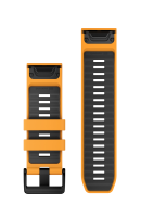 Garmin Quickfit®-Armbänder (22 mm), Spark Orange/Graphit