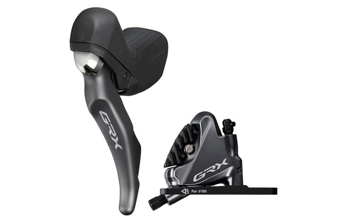 Shimano Scheibenbremsen-Set GRX BR-RX810 mit ST-RX810-LA vorne