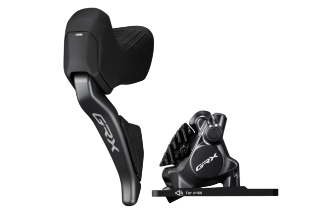 Shimano Scheibenbremsen-Set GRX BR-RX820 mit ST-RX825 Di2 vorne