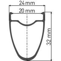 DT Disc Hinterrad, Mod. 21, Center Lock 12x142mm 20mm 11-fach