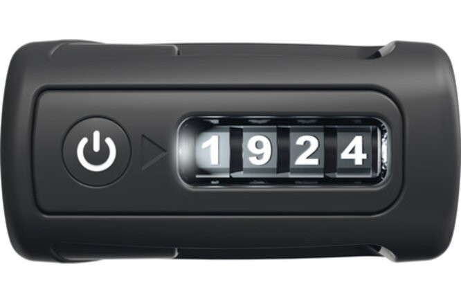 ABUS Faltschloss Bordo Combo 6000C/90 LED Code mit Halter SH 6000/90 schwarz