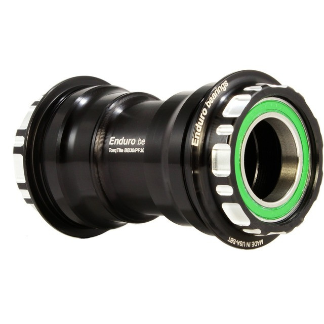 Enduro Bearings  Enduro Bearings Tretlager Torqtite PF30 XD15 A/C 24mm Achse, PF30 Rahmen, schwarz