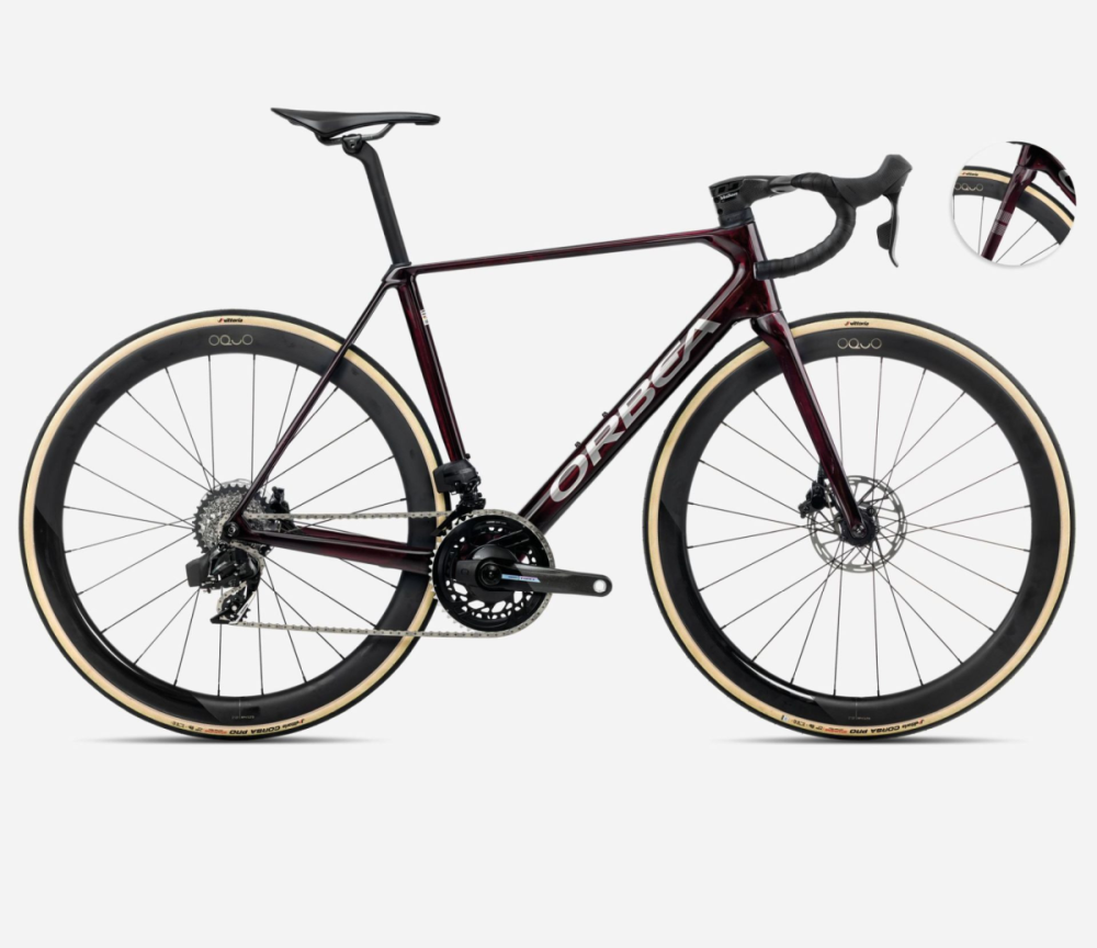 Orbea Orca M21eLTD PWR Wine Red - Titanium, 53