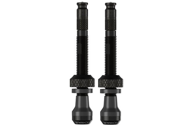 Schwalbe Tubeless Ventil Clik Valve 80 mm Set à 2 Stück schwarz