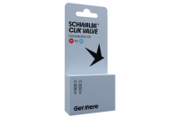 Schwalbe Ventileinsatz Clik Valve SV-SCV Set à 2 Stück & Pumpenkopf schwarz