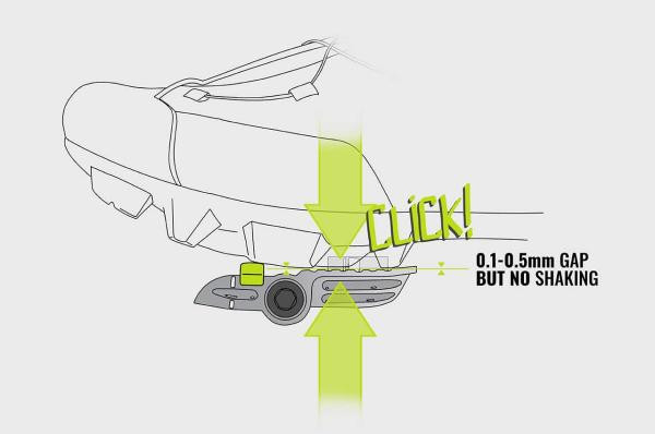 Magped Gravel Stahl Achse Magnetpedale