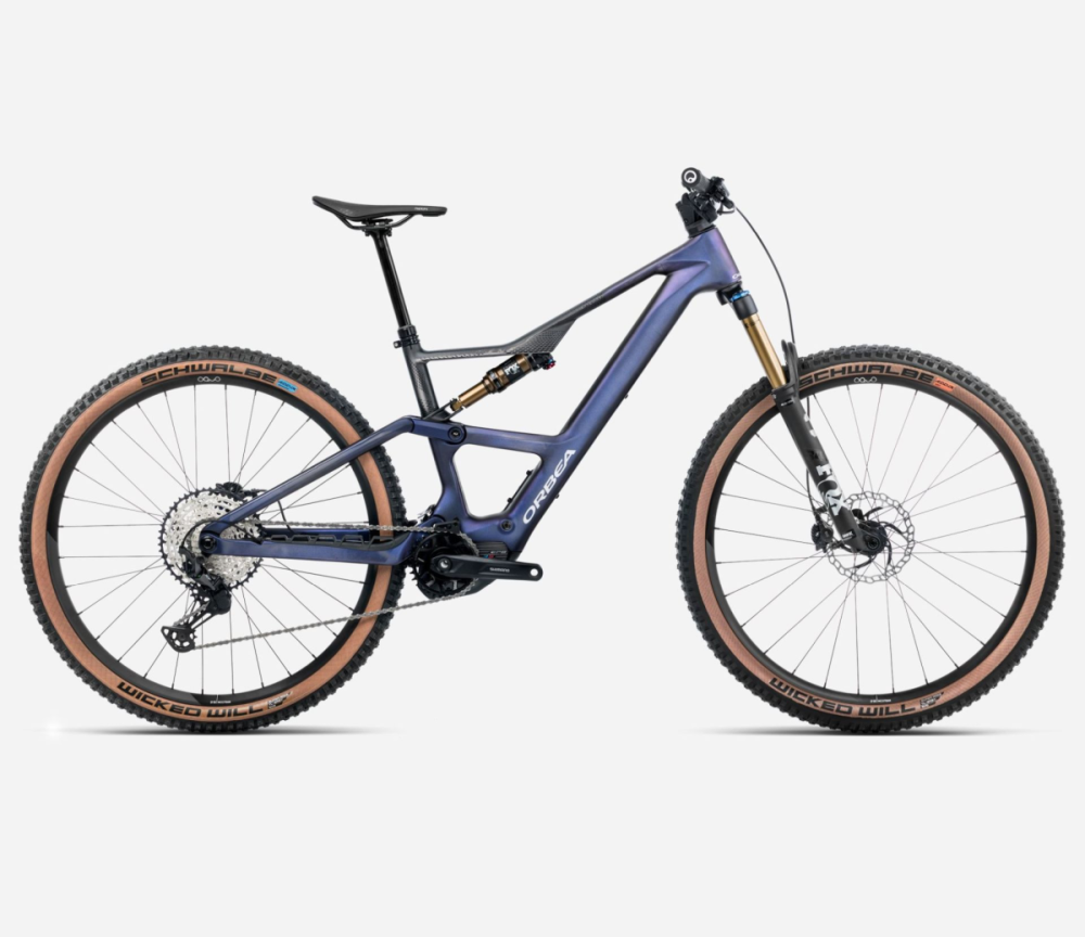 Orbea RISE SL M10 Tanzanite Carbon View - Carbon Raw 420Wh, L