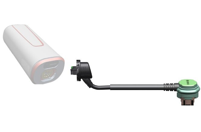 Bosch Kabelsatz PowerMore 250mm BCH3923 Kabelführung Richtung Akkuhalter schwarz