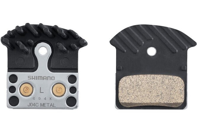 Shimano Bremsbeläge J04C Metall mit Lamellen 25er Pack