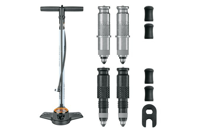 SKS SKS Standpumpe Air-X-Plorer 10.0 Stahl Clik Valve blau/schwarz