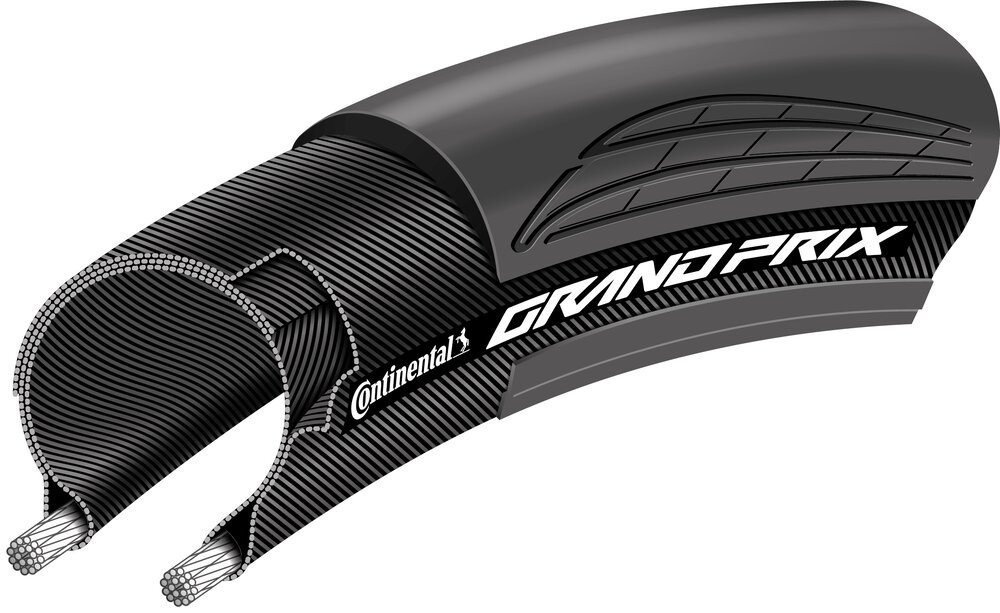 Continental Pneu Grand Prix 700C Falt black, 30mm