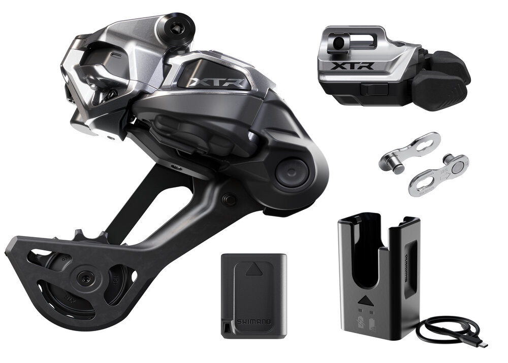 Shimano XTR Di2 Upgrade Kit, Set mit RD-M9250 -SGS/SW-M9250-IR/BT-DN320/EC-DN100/SM-CN910-12 Box