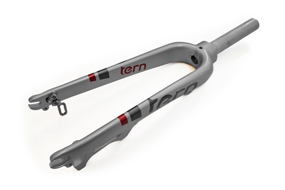 Tern Tern Gabel, 451, Tarsus G2, Aluminum, Disc, Gunmetal/Chrome/Red