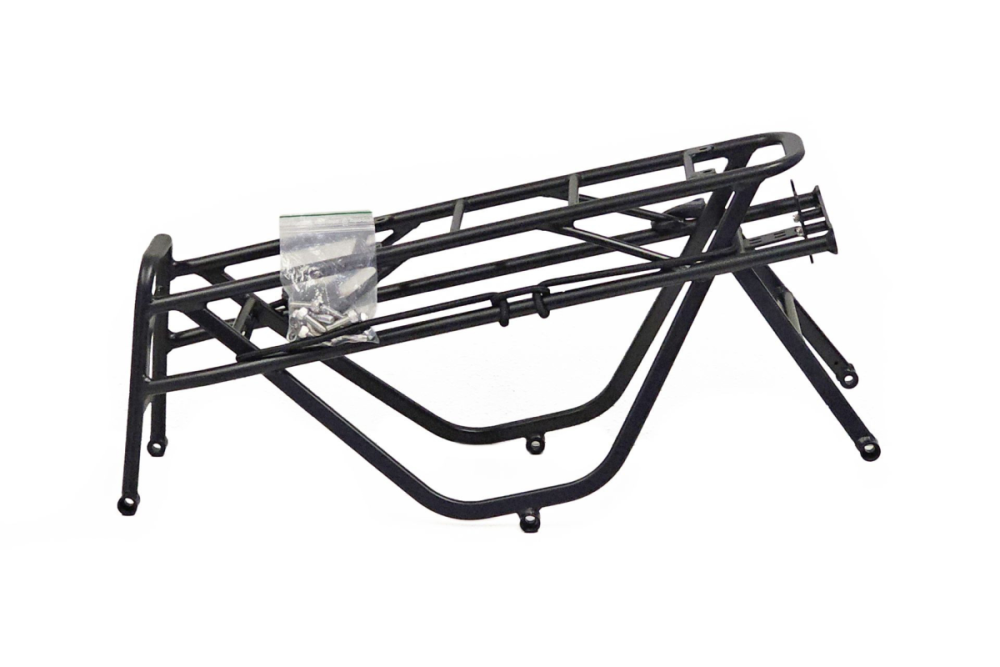 Tern Tern Gepäckträger, Atlas X für Orox, matte schwarz, mit Rüchlichthalterung