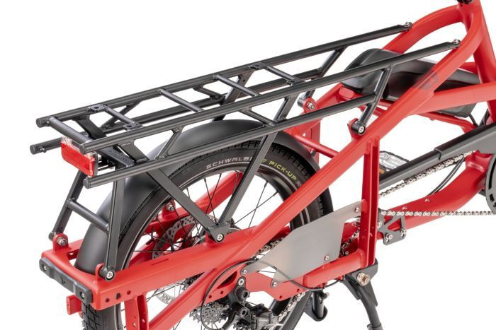 Tern Tern Gepäckträger, Atlas L für Quick Haul Long D9, matte schwarz, mit Rücklichthalterung