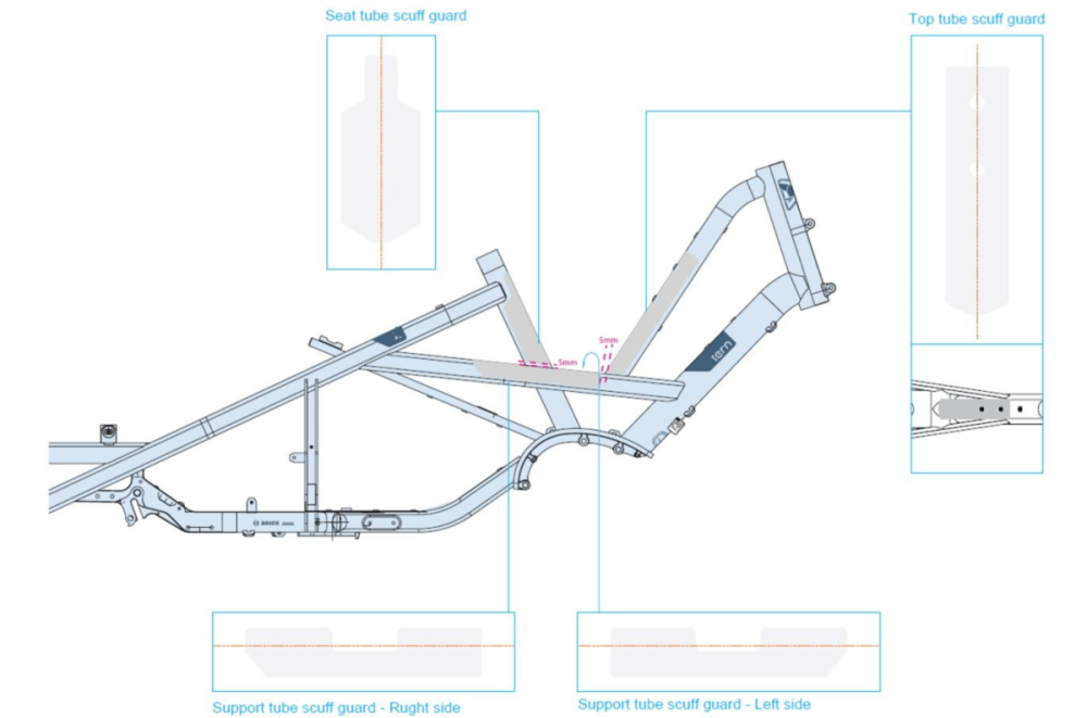 Tern Tern Lackschutz, Quick Haul Long