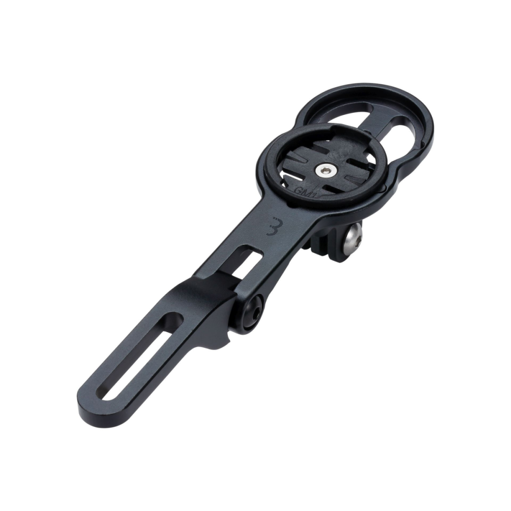 BBB BBB Aluhalter AeroMount Duo für Garmin/Wahoo GoPro mount, Befestigung max M5, 48g