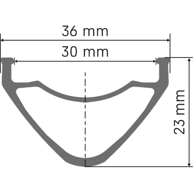 DT Swiss Felge FR 571 29 Disc 32 Loch, silber, 30mm