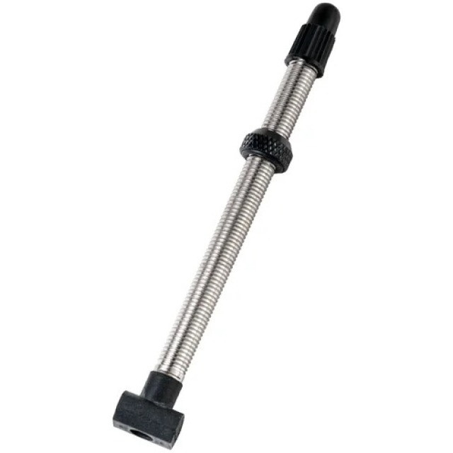 DT Swiss Tubeless Ventil R6.5 73mm, 1 Stk, silber