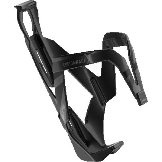 Elite Bidonhalter Custom Race X, Glasfasser, Schwarz glanz
