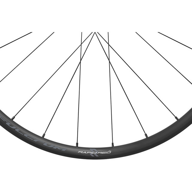 Fulcrum Rapid Red AL DB Gravel Laufradsatz, Mod. 26, C25, 2-WayFit-R AFS 12x100/142mm HG 11/12S