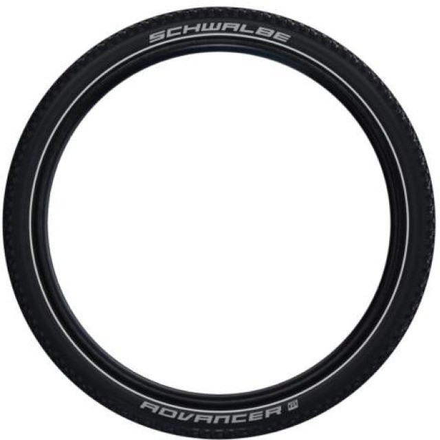 Schwalbe Advancer Hybrid Active Line Puncture Guard HS636 29x2.25, 57-622 Drahtreifen Green Reflex schwarz