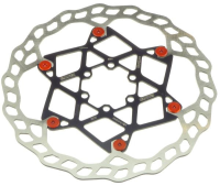 Galfer Floating Wave DB014FLWO 6 Loch 203mm x 2.0mm orange Bremsscheibe