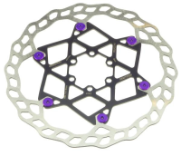 Galfer Floating Wave DB014FLWP 6 Loch 203mm x 2.0mm purple Bremsscheibe