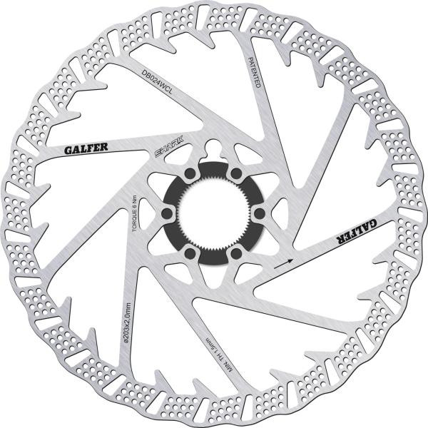 Galfer Shark DB024WCL Centerlock 203mm x 2.0mm Bremsscheibe