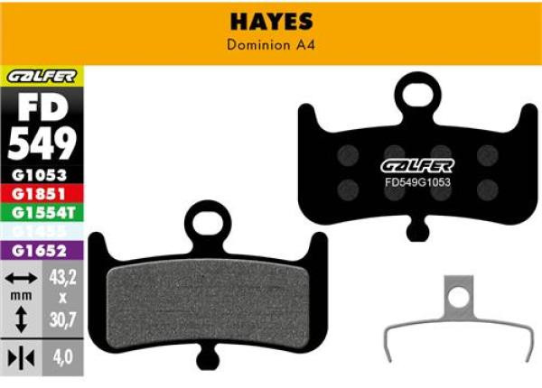 Galfer Performance FD549 Hayes Dominion A4 Bremsbeläge