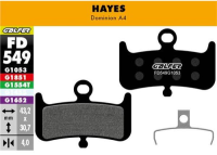 Galfer Performance FD549 Hayes Dominion A4 Bremsbeläge