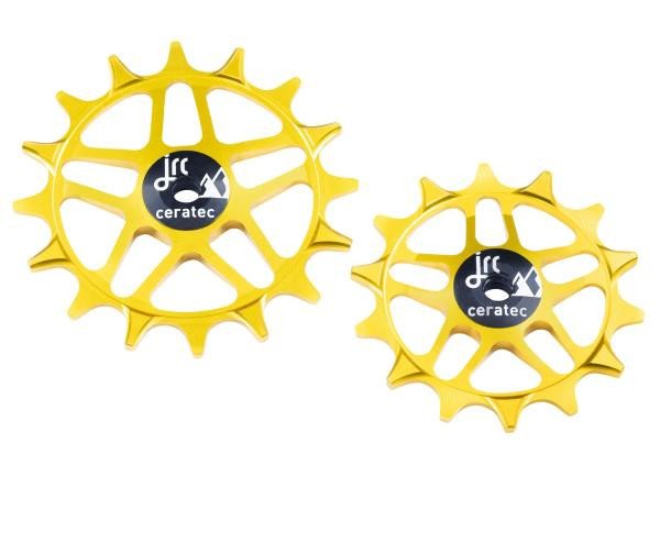 JRC Components Ceramic Sram SL/XX/X0/GX Eagle Transmission Schaltwerkrädchen, Gold