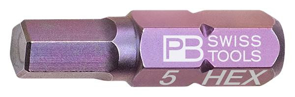 PB Swiss Tools PB C6 210 Grösse 5mm Innensechskant Precision Bit 1/4"