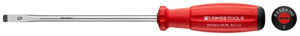 PB Swiss Tools PB 8100 RB SwissGrip Grösse 5 Schlitz Schraubenzieher
