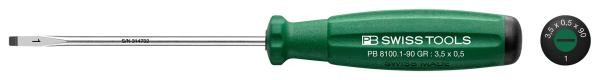 PB Swiss Tools PB 8100 RB SwissGrip Grösse 1 Schlitz Schraubenzieher
