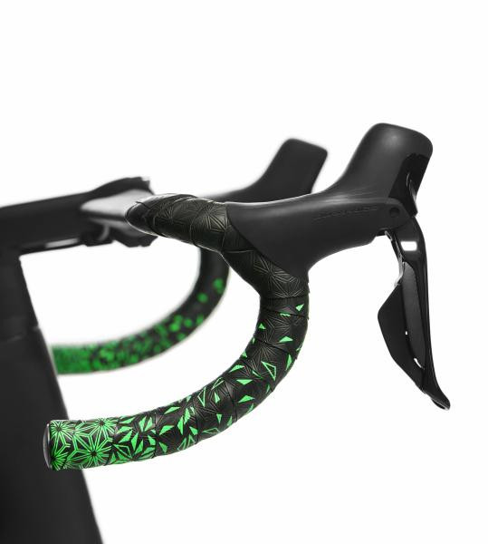 Supacaz Super Sticky Kush Star Fade neon green BT-53 Lenkerband